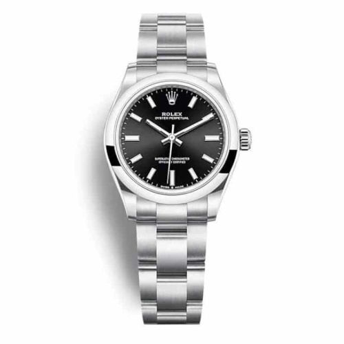 Rolex Oyster Perpetual  Black Ladies 31MM